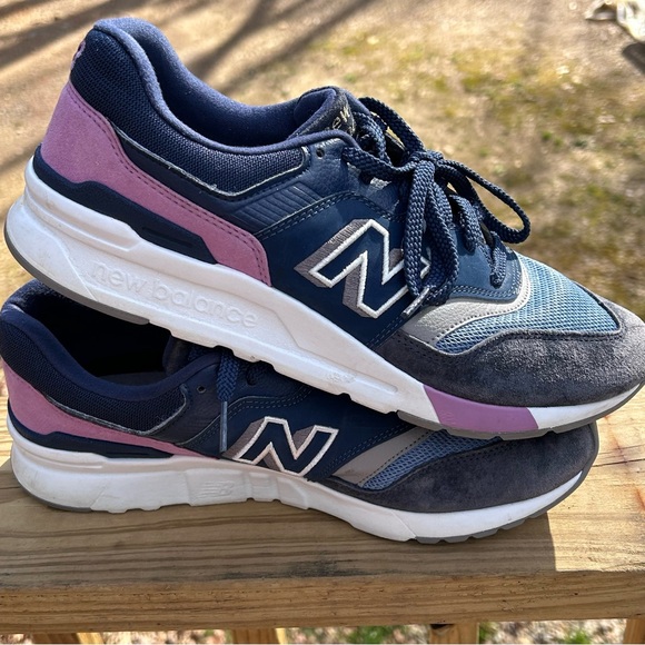 New Balance Shoes - New Balance Blue Purple Indigo Retro Athletic Sneakers 997H Women’s 10.5